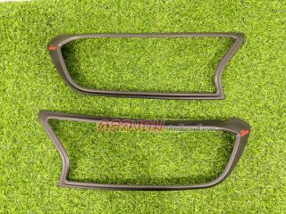 ครอบไฟหน้า Ford Ranger 2015 (V3.) ผิวดำ+โลโก้แดง