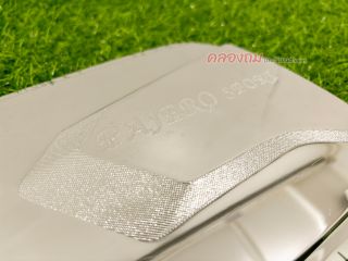 ครอบฝาถังน้ำมัน Mitsubishi pajero 2015 ชุบโครเมี่ยม