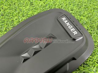 ชุดเบ้ารองมือเปิดและครอบฝาถังน้ำมัน Ford Ranger 2022 รุ่น 4 ประตู สีดำด้าน