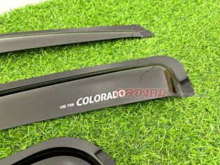 คิ้วกันสาด Chevrolet Colorado 2002 ดำ (RICH)