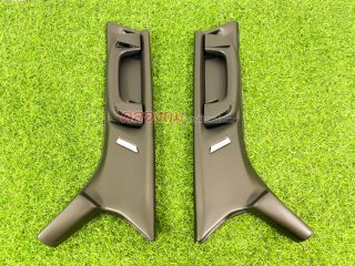 ครอบเสา A พร้อมมือจับซ้าย/ขวา Toyota Hilux Champ 2024 สีดำล้วน