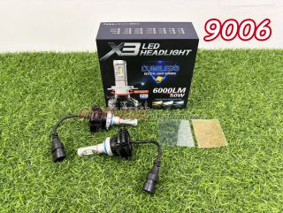หลอดไฟหน้ารถยนต์ LED X3 