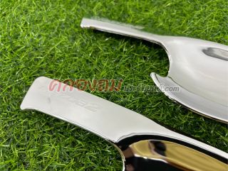 เบ้ารองมือเปิด Mazda 2 (2010 - 2014) พลาสติก ABS คุณภาพสูง ชุปโครเมี่ยม