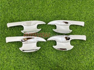 เบ้ารองมือเปิด Mazda 2 (2010 - 2014) พลาสติก ABS คุณภาพสูง ชุปโครเมี่ยม