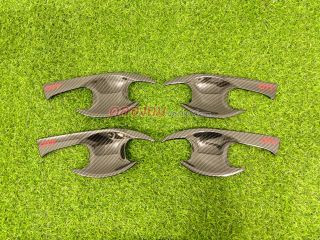 เบ้ารองมือเปิด Honda City 2020 (คาร์บอนโลโก้แดง) 