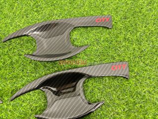 เบ้ารองมือเปิด Honda City 2020 (คาร์บอนโลโก้แดง) 