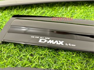 คิ้วกันสาด ISUZU DMAX 2020-2024 สีดำ 4 ประตู (RTECH)