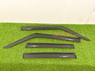 กันสาด SUZUKI Swift 2018 ดำ+สกรีน (AOS)