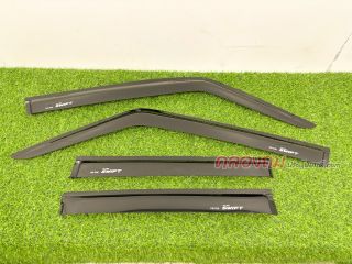 กันสาด SUZUKI Swift 2018 ดำ+สกรีน (AOS)