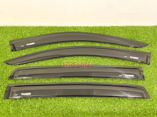 กันสาด Toyota Yaris 2017-2021 (5 ประตู) ดำสกรีน  (AOS)