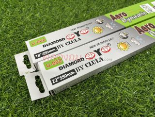 ใบปัดน้ำฝน DIAMOND EYE ขนาด 18+22 นิ้ว กล่องเขียว (1 คู่)